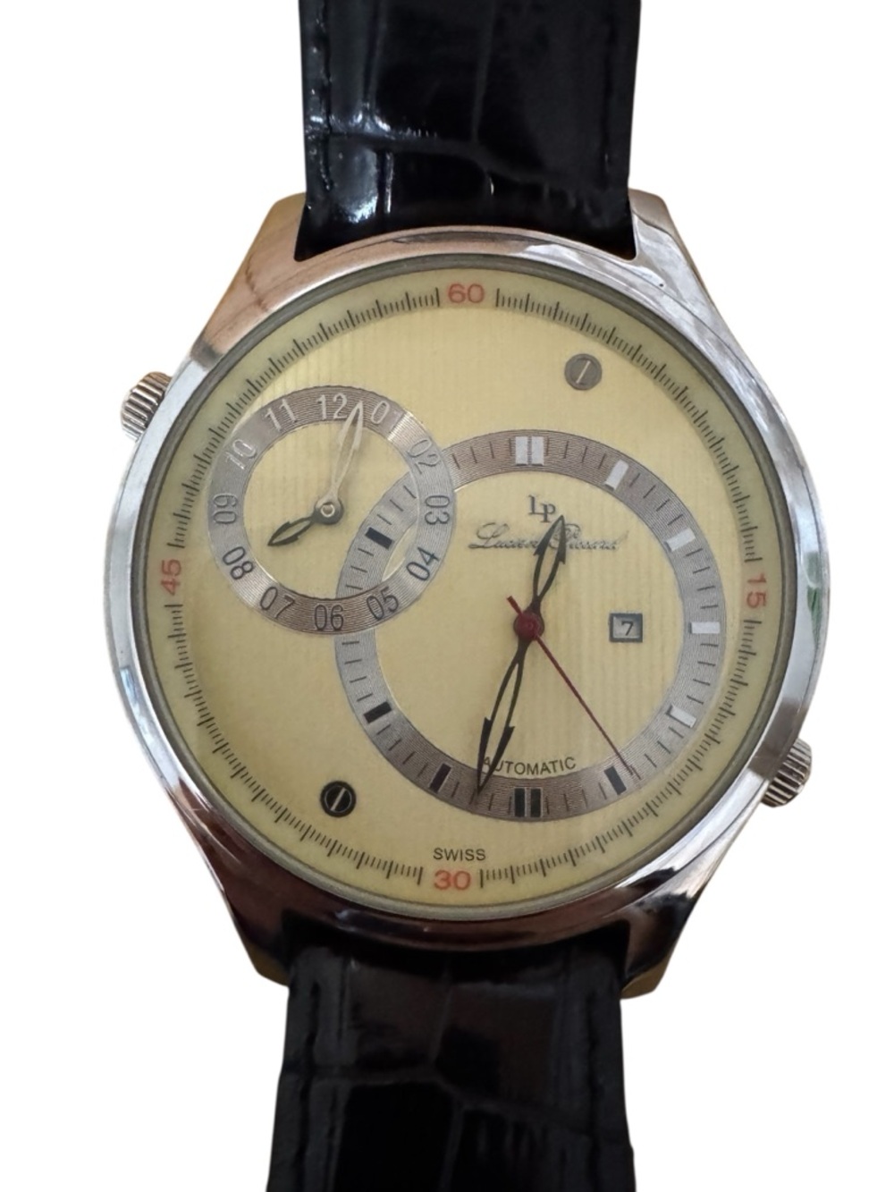 Lucien Piccard "La Monde" 2B-362 Automatic Watch - Dual Time Issue - For Parts